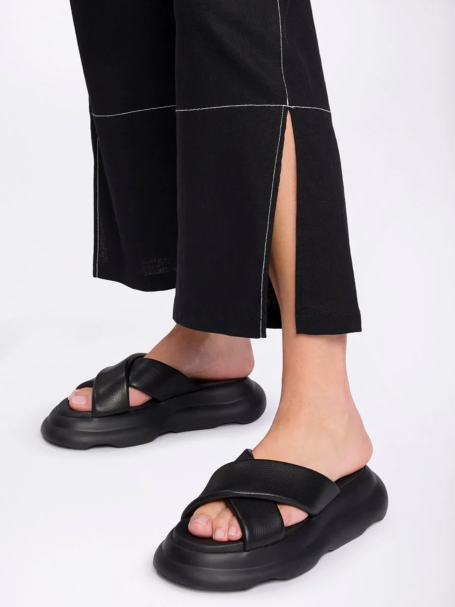 3/4 Split Hem Pant