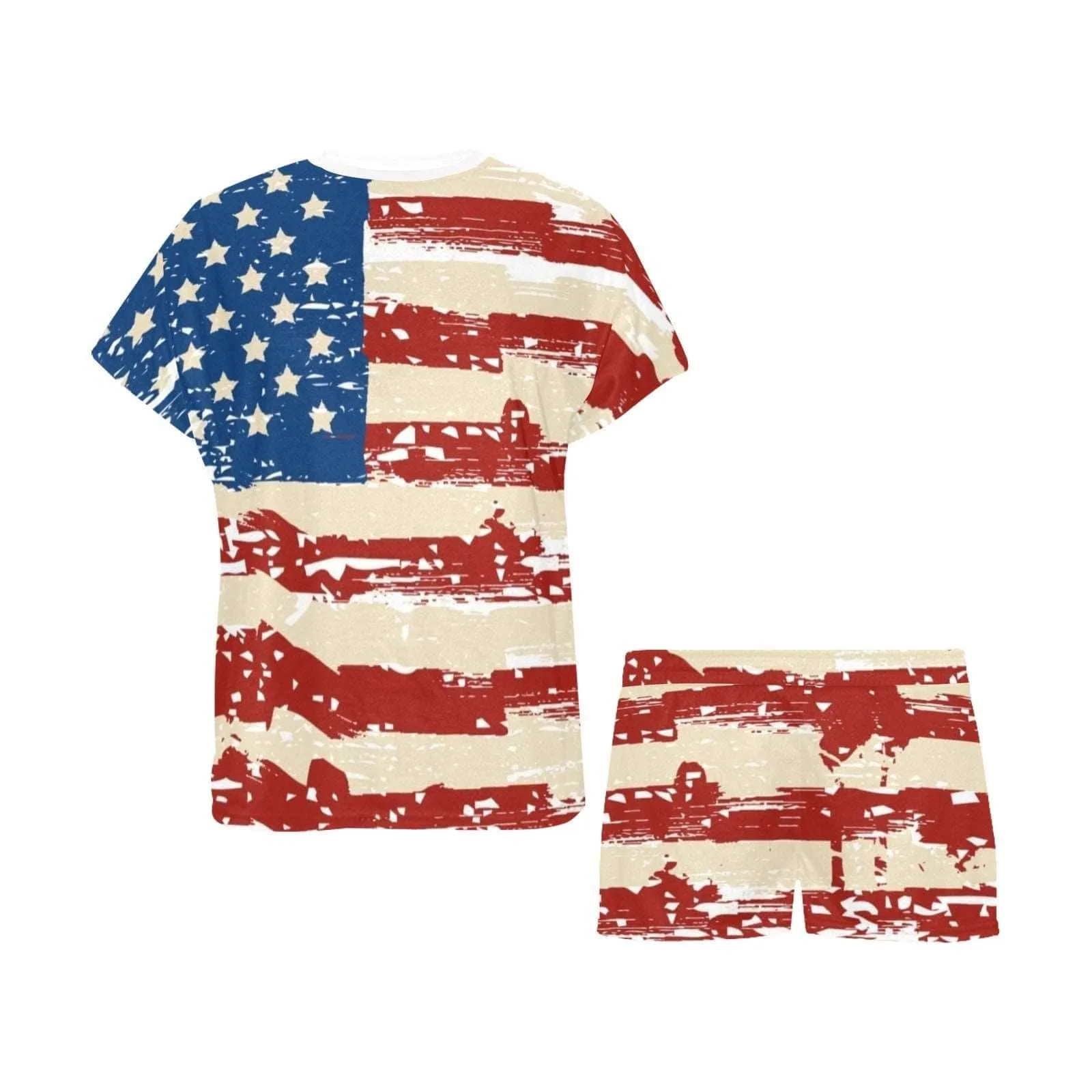 American Woman Short Pajama Set