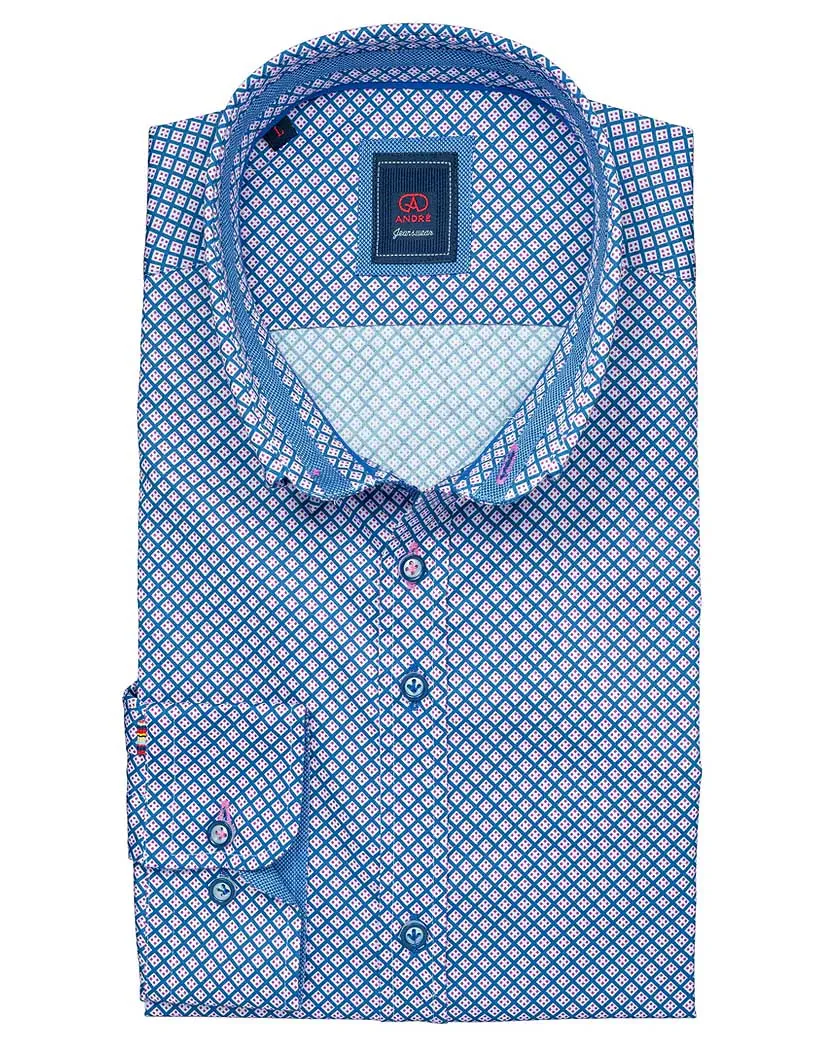 Andre 'Skean' Casual Shirt - Pink