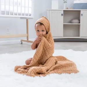 Baby Hooded Towels by Comfy Cubs - Caramel