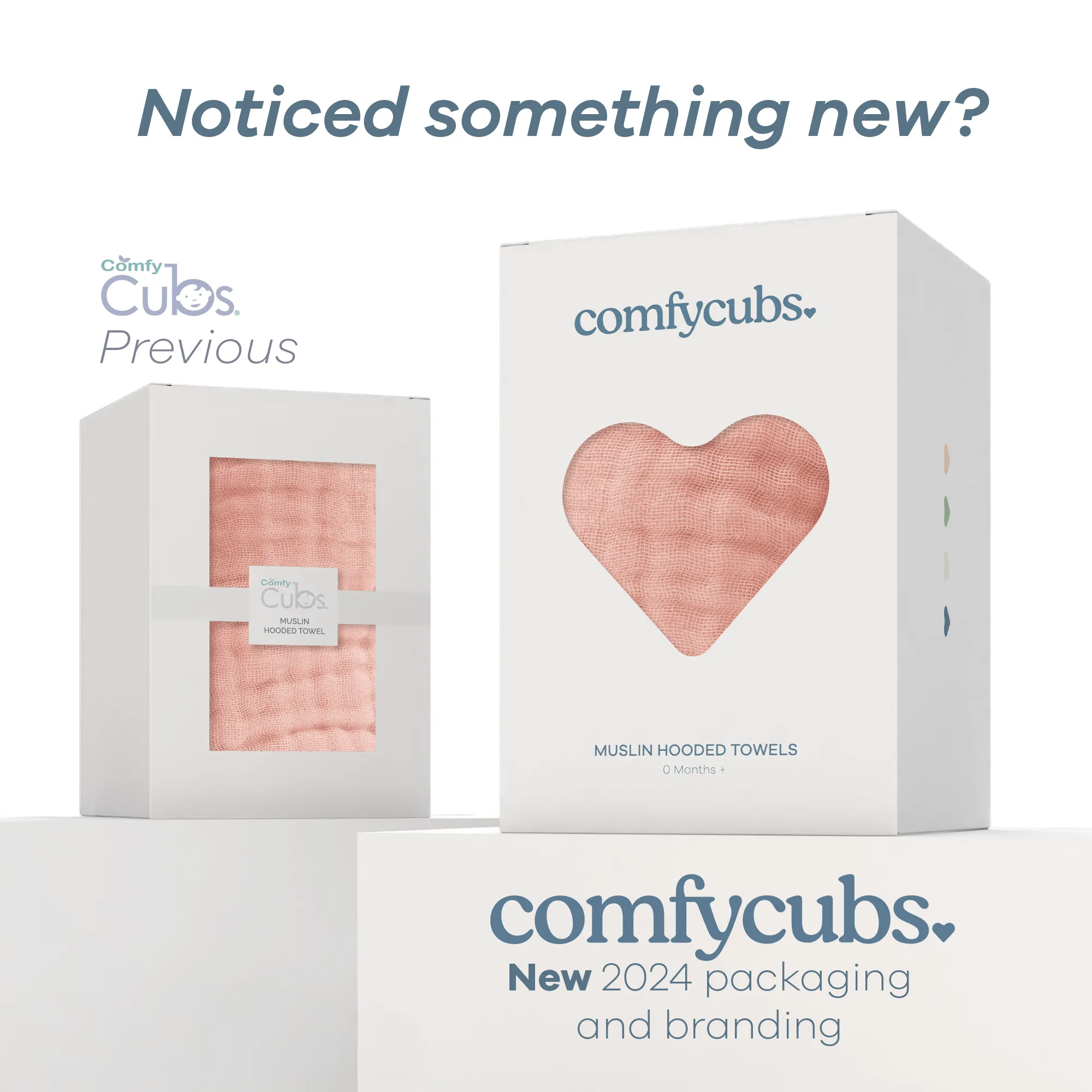 Baby Hooded Towels by Comfy Cubs - Lace Pink