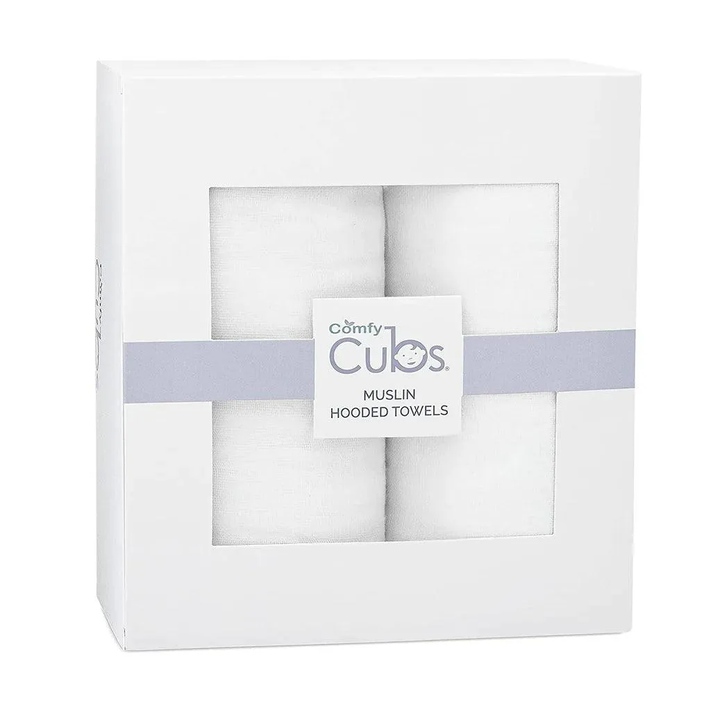 Baby Hooded Towels - White
