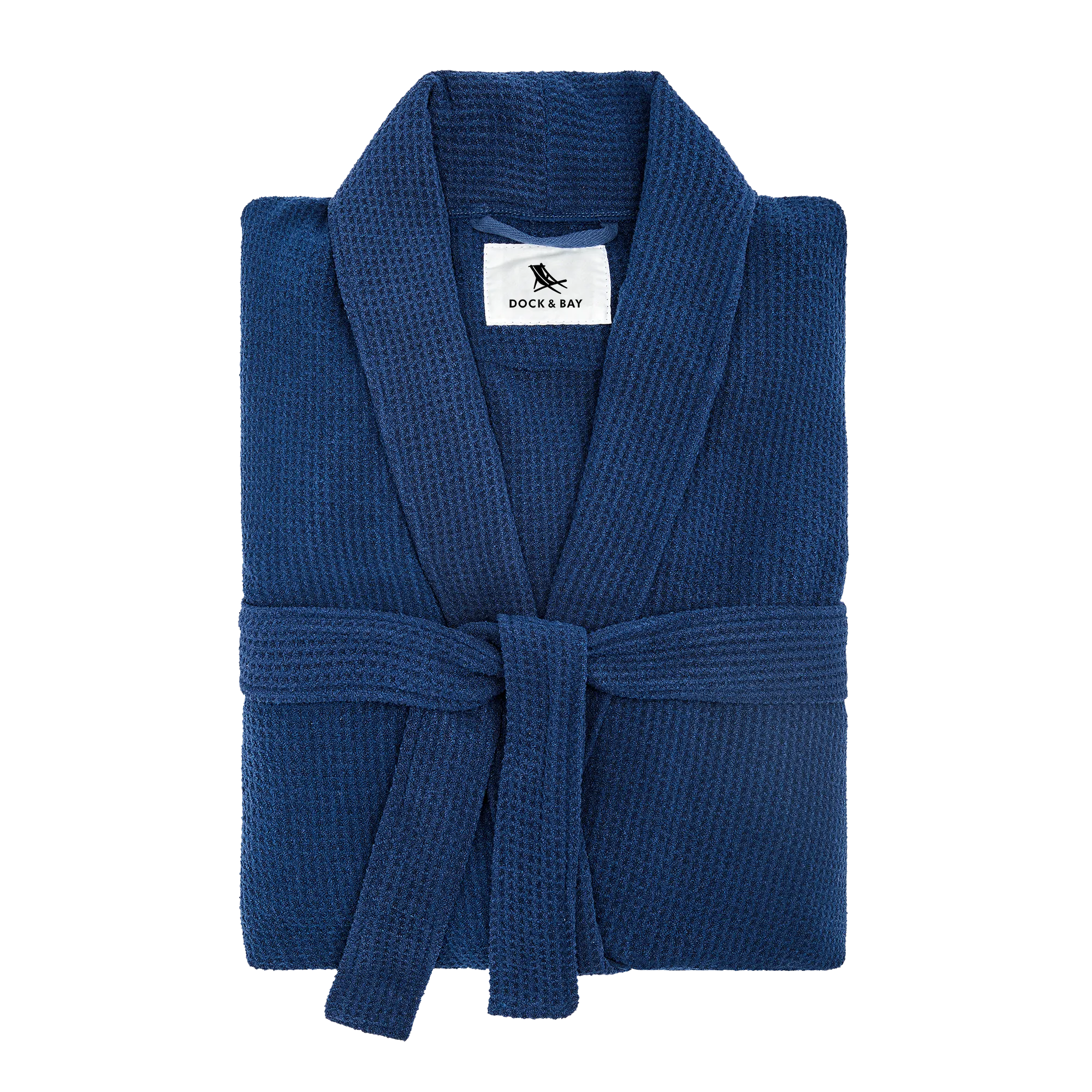 Bath Robe - Nautical Navy