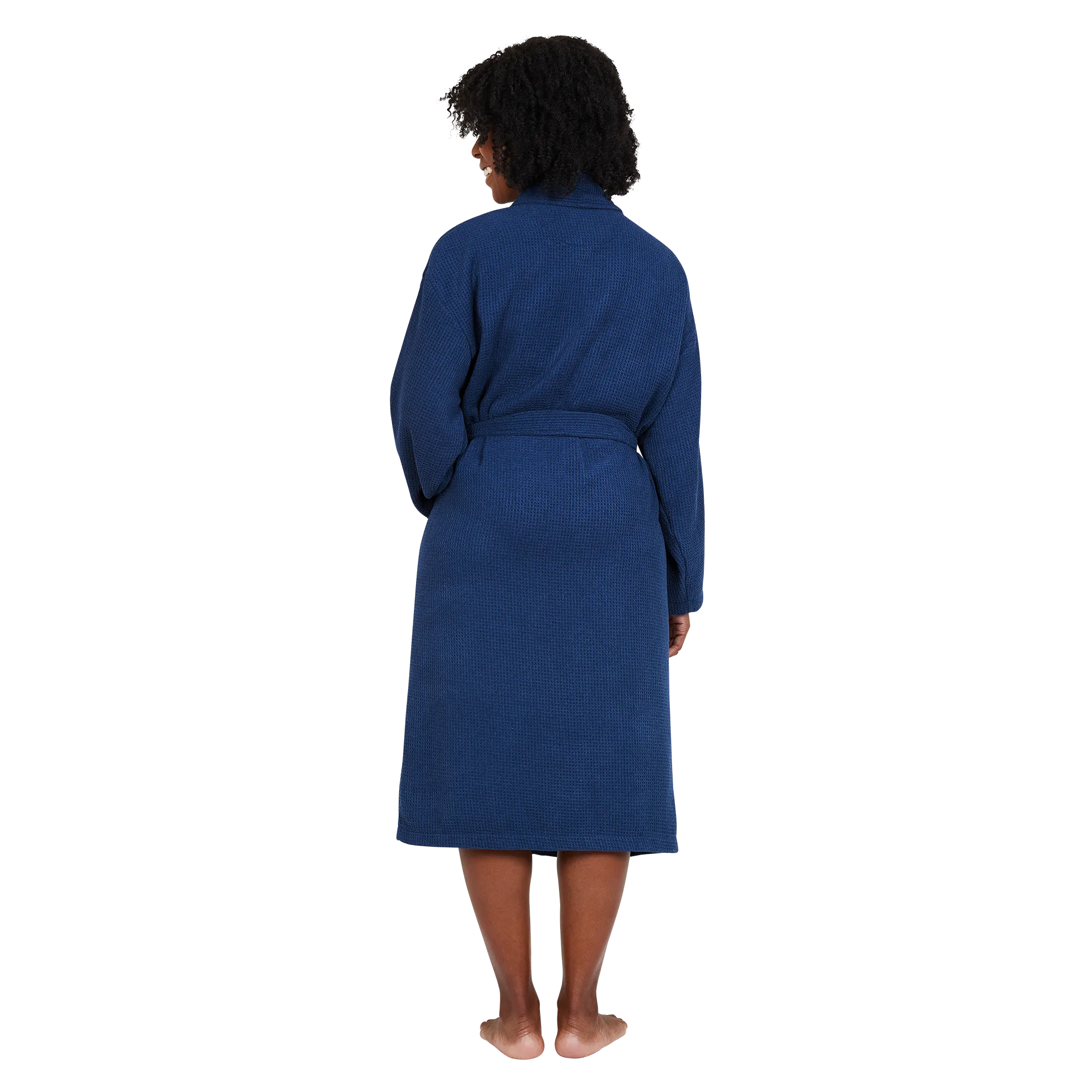Bath Robe - Nautical Navy