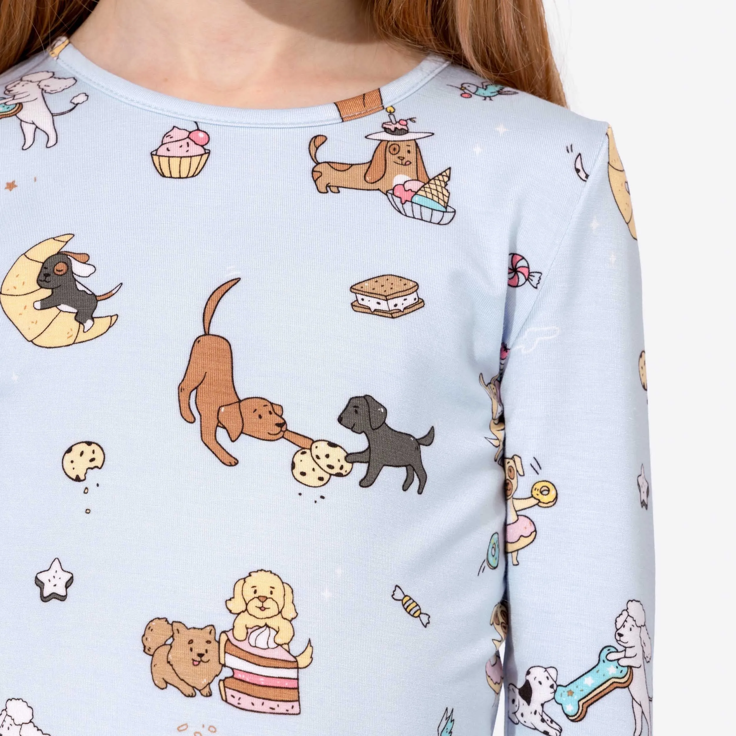 Bellabu Bear 2 piece PJ Set - Dessert Dogs