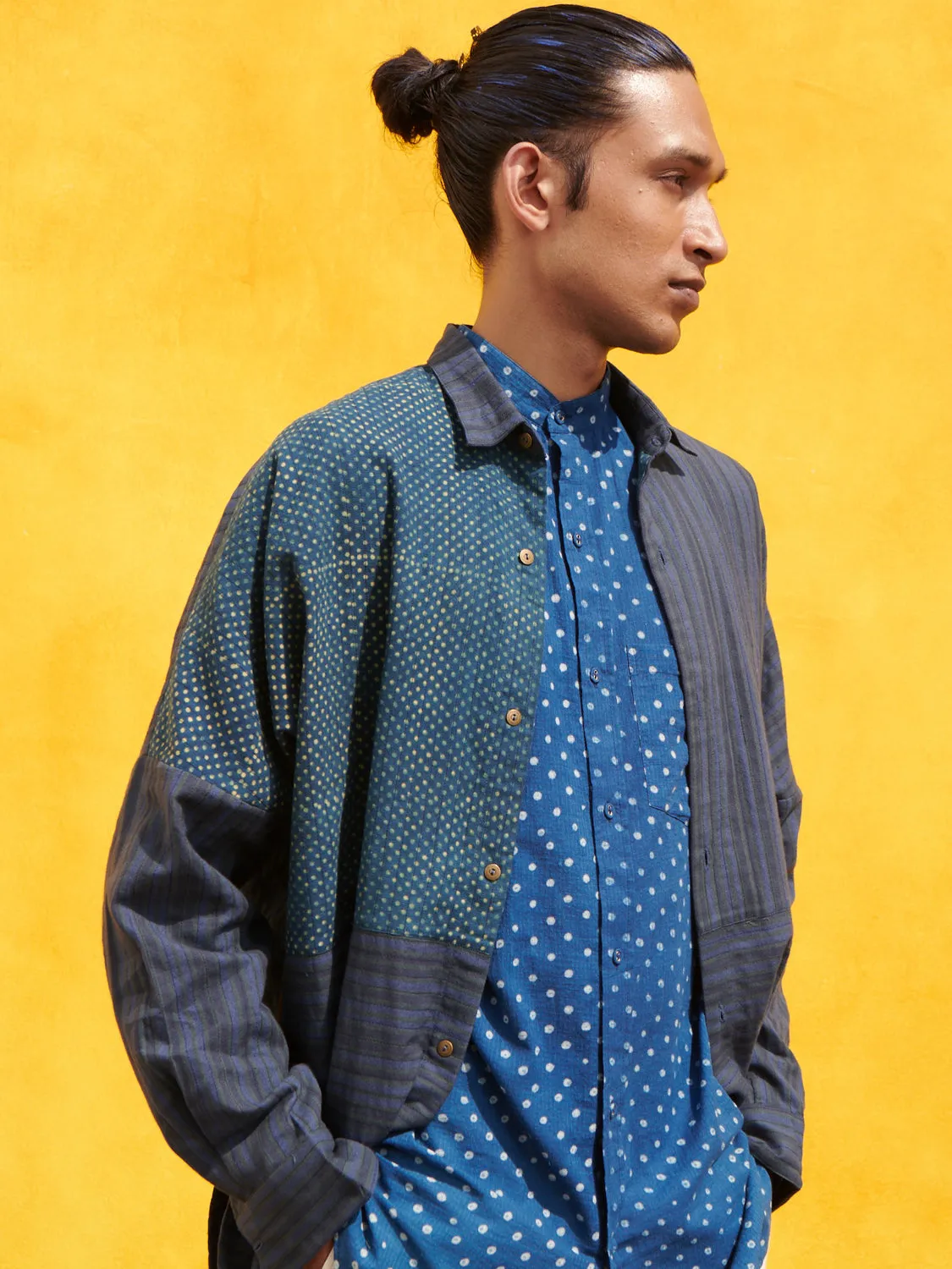 Birch Patchwork Quilted  Over Shirt
