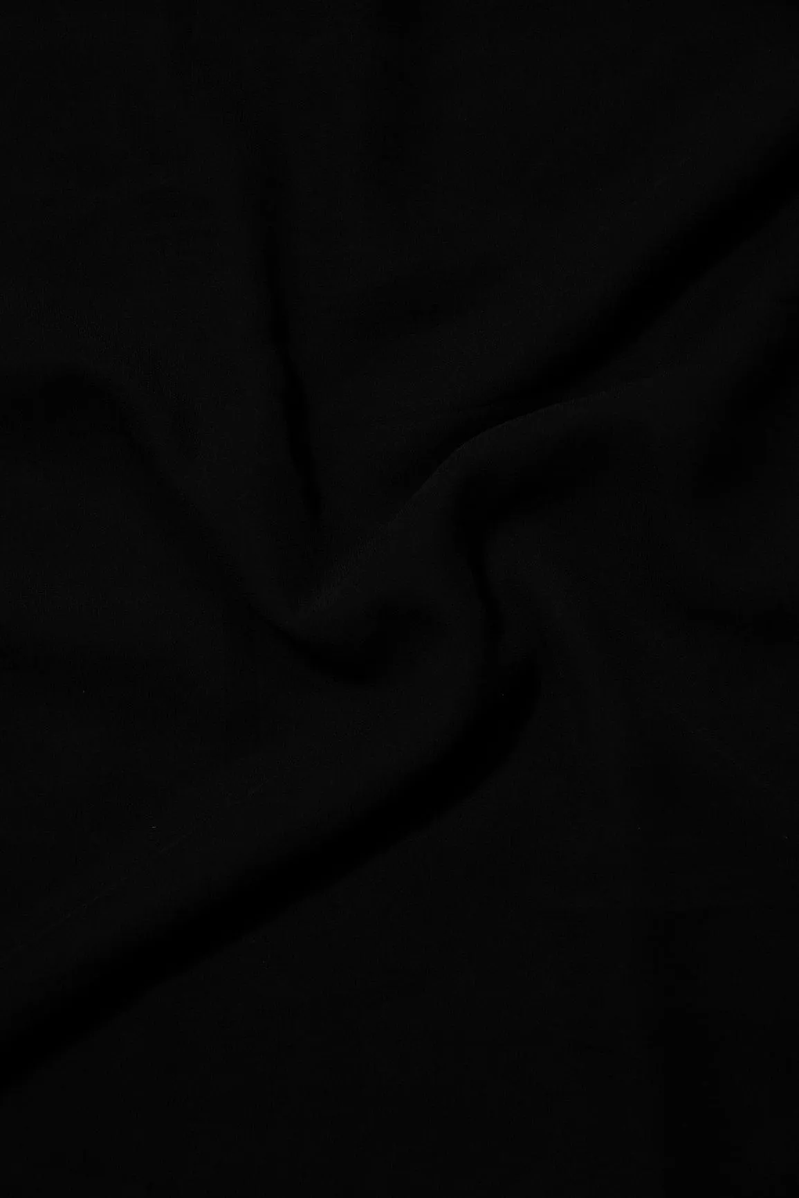 Black Dyed Georgette Fabric