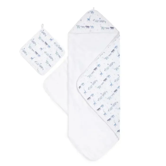 Boutique Cotton Muslin Towel   Washcloth set