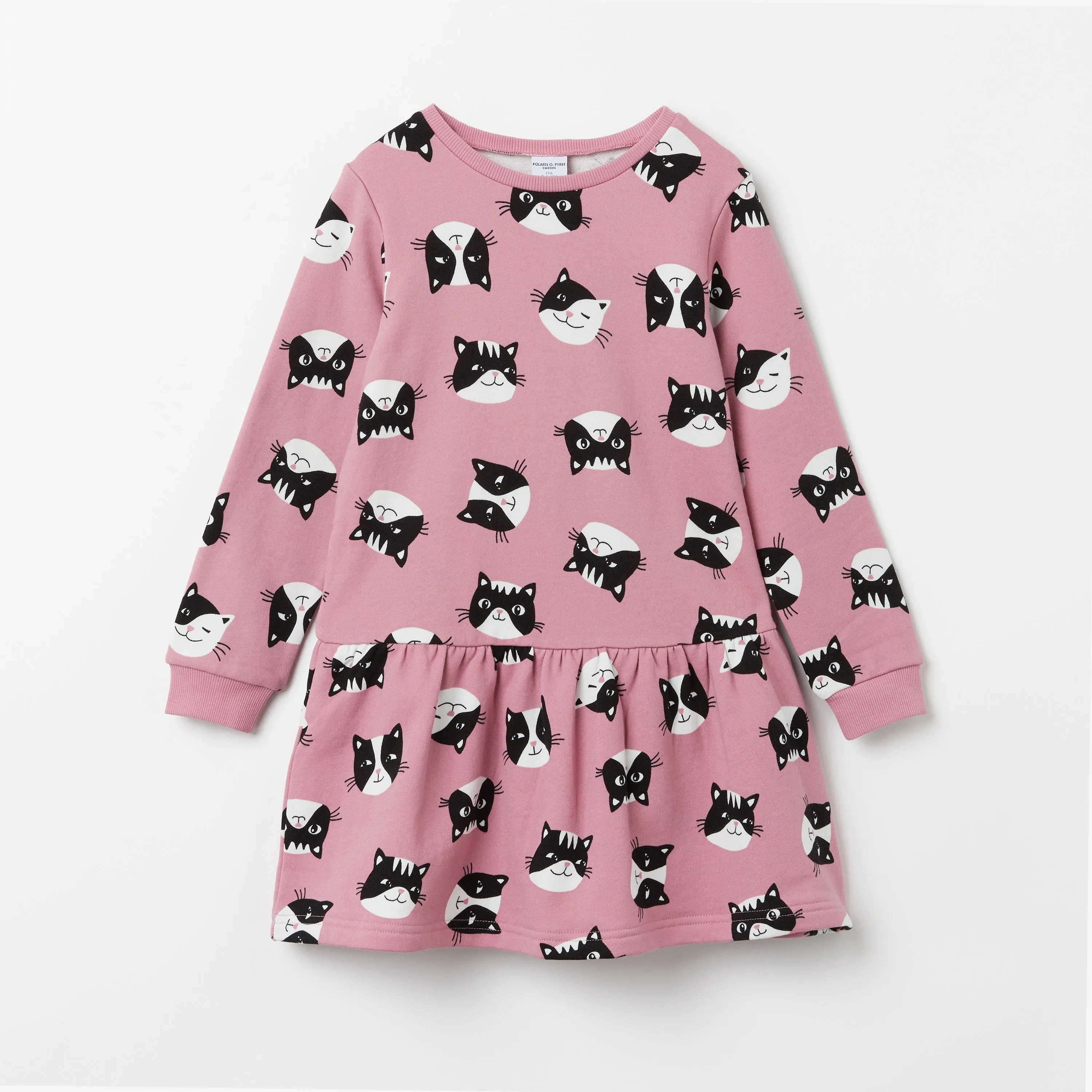 Cat Print Dress