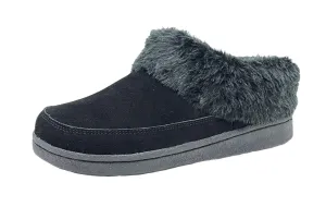 Clarks Womens Fur Lined Clog Slippers Warm Cozy Indoor Outdoor Plush Slippers