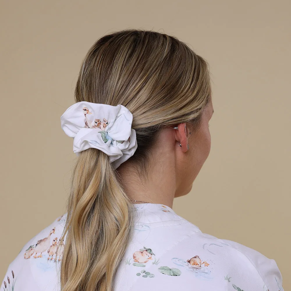 Duck Pond Organic Scrunchie