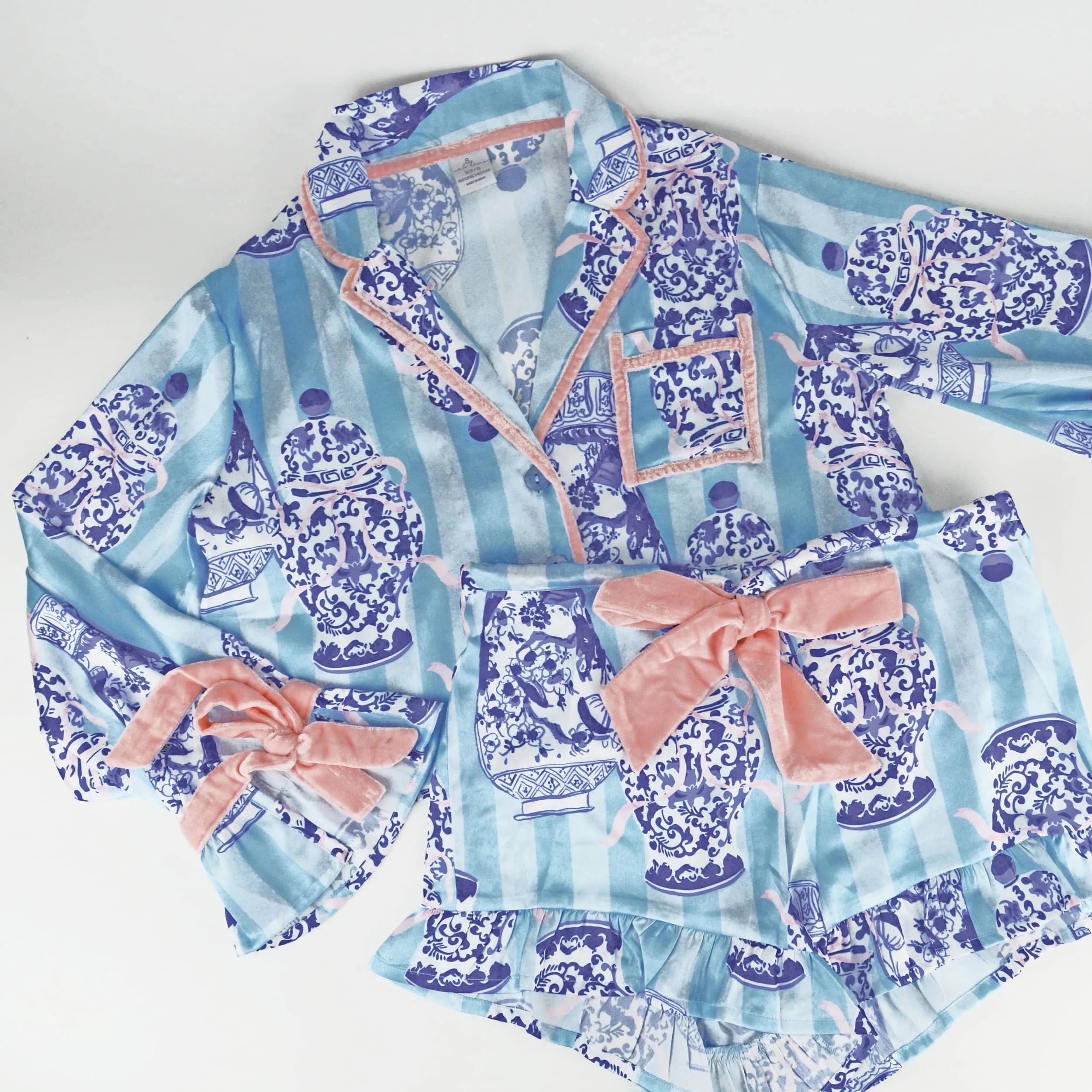 Ginger Jar Stripe Short PJ Set