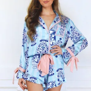 Ginger Jar Stripe Short PJ Set