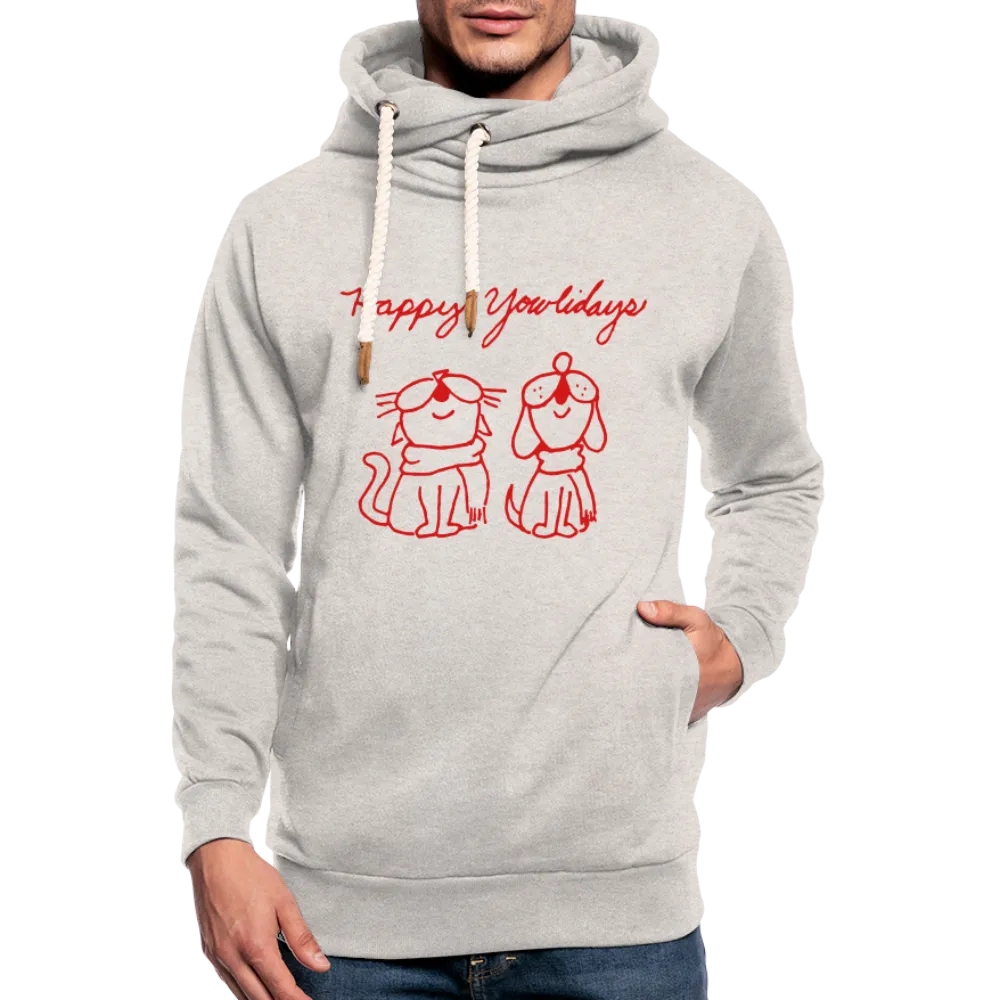 Happy Yowlidays Shawl Collar Hoodie