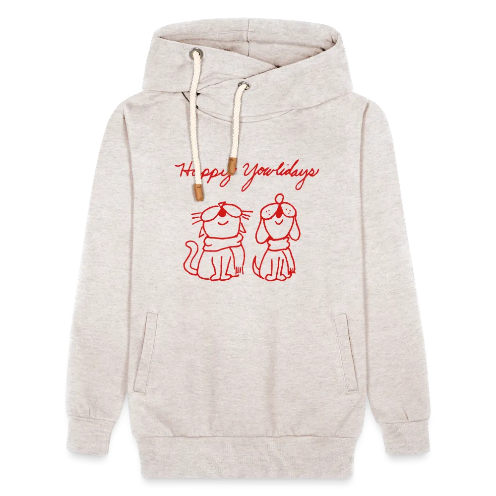 Happy Yowlidays Shawl Collar Hoodie