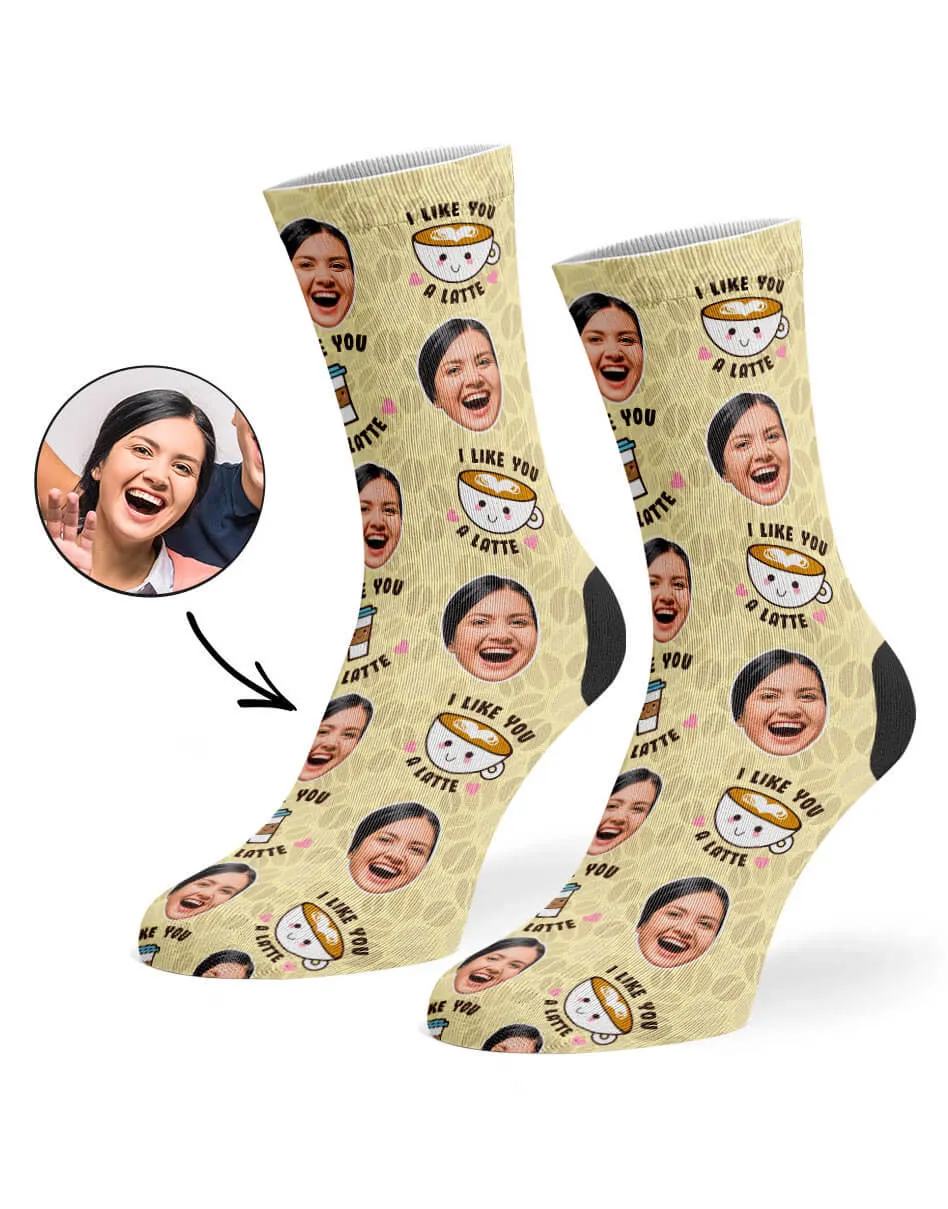 I Like You A Latte Socks