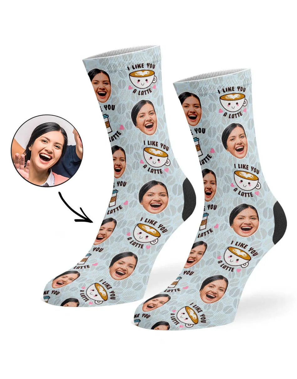 I Like You A Latte Socks