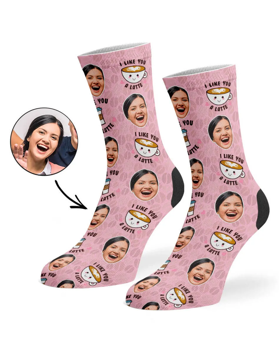 I Like You A Latte Socks
