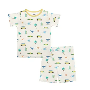 Island Life Kids Short Pajama Set
