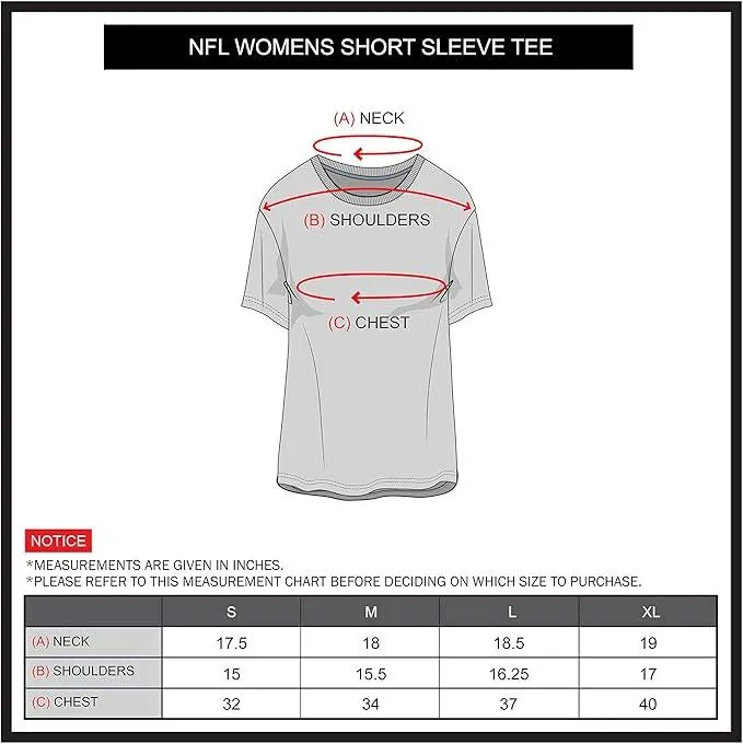 NFL Official Women's Distressed Graphics Super Soft Crew Neck T-Shirt|Las Vegas Raiders