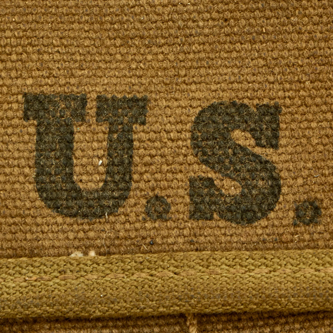 Original U.S. WWII M1942 Shotgun Ammunition Pouch by Rubon K.C. - Dated 1942