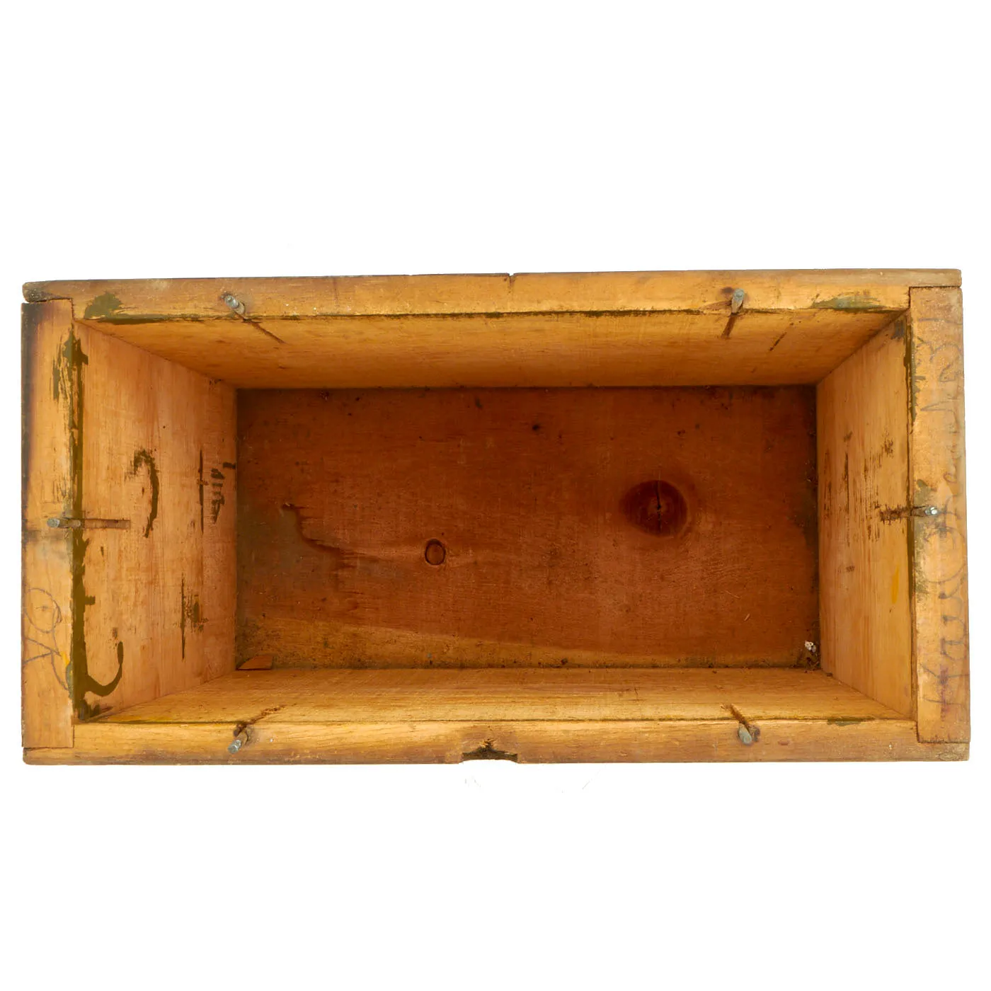 Original WWII U.S. Army Wooden Shotgun T3ABD 12 Gauge No.00 Buckshot M1917 Ammunition Crate - Dated 1944