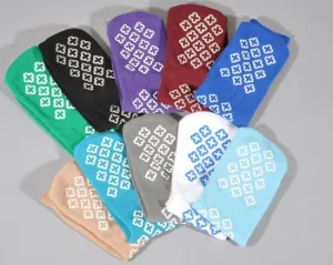 Terry Slipper Socks - Ankle Length with a Non-Slip Bottom (48 PER BOX)