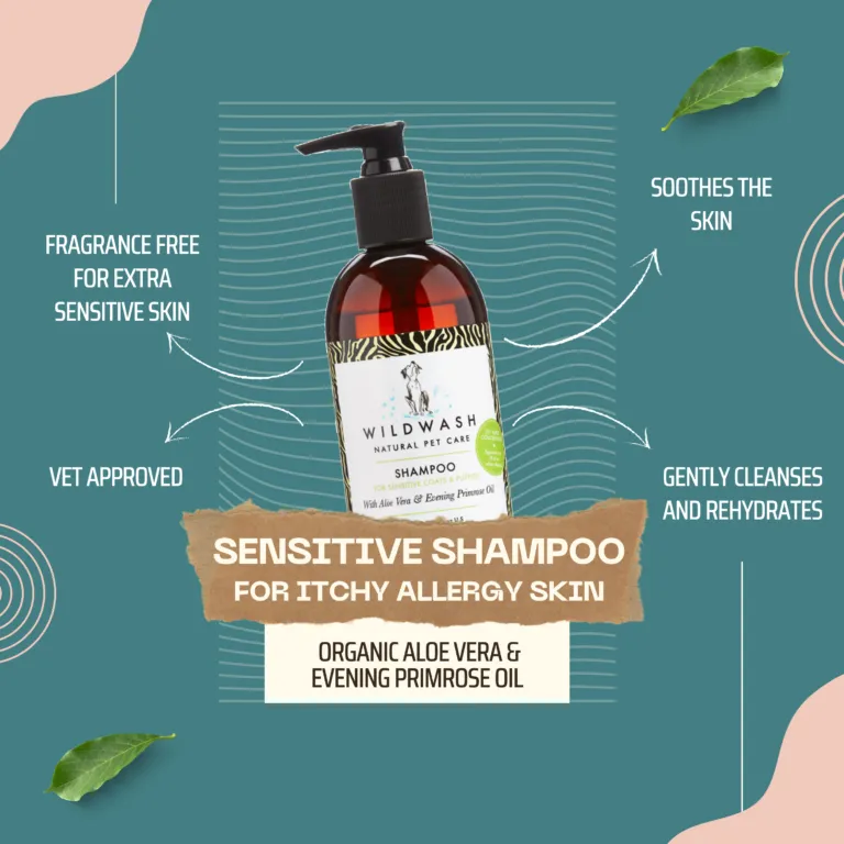 WildWash Pro Shampoo for Sensitive Coats, Puppies and Kittens